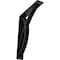 Ekena Millwork Miller Wrought Iron Bracket, (Triple center brace), Powder Coated Black 2"W x 10"D x 12"H BKTM02X10X12TMI - alternate 1